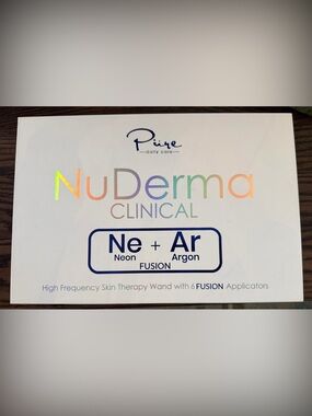 Pure Daily Care NuDerma Portable High Frequency Skincare Wand – Brand New